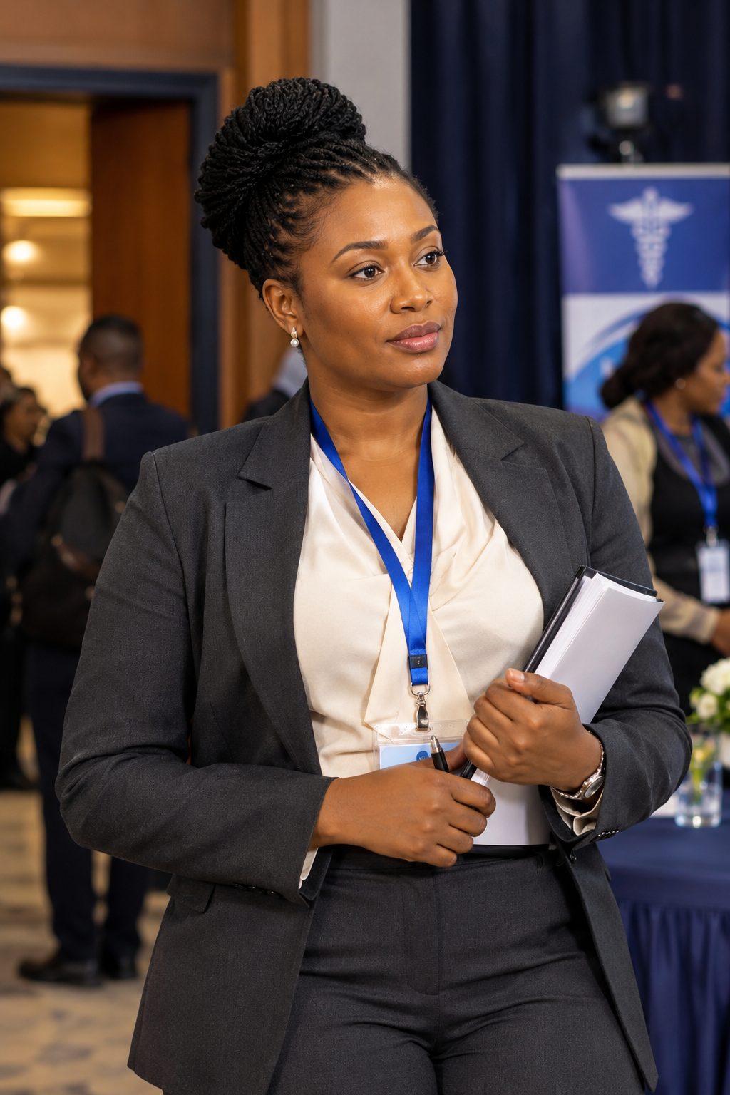 Dr. Nwosu attending the African Internal Medicine Congress.